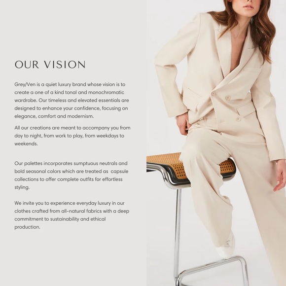 Grey/Ven The Hutton cashmere Blend Ribbed Midi Skirt, Natural, XL, New With Tags - Picture 2 of 10